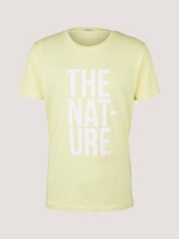 T-Shirt mit Bio-Baumwolle - Männer - cream yellow T-Shirt mit Bio-Baumwolle - Männer - cream yellow - 7 - TOM TAILOR Denim