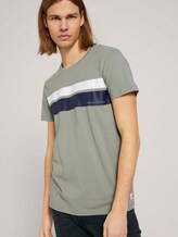 T-Shirt mit Bio-Baumwolle - Männer - Greyish Shadow Olive T-Shirt mit Bio-Baumwolle - Männer - Greyish Shadow Olive - 5 - TOM TAILOR Denim