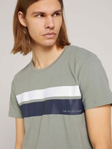 T-Shirt mit Bio-Baumwolle - Männer - Greyish Shadow Olive T-Shirt mit Bio-Baumwolle - Männer - Greyish Shadow Olive - 9 - TOM TAILOR Denim