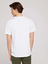 organic cotton T-shirt with a print - Men - White organic cotton T-shirt with a print - Men - White - 2 - TOM TAILOR Denim