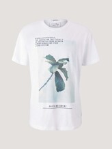 organic cotton T-shirt with a print - Men - White organic cotton T-shirt with a print - Men - White - 7 - TOM TAILOR Denim