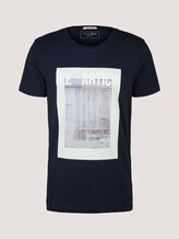 T-Shirt mit Bio-Baumwolle - Männer - Sky Captain Blue T-Shirt mit Bio-Baumwolle - Männer - Sky Captain Blue - 7 - TOM TAILOR Denim