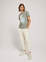 T-Shirt mit Bio-Baumwolle - Männer - Greyish Shadow Olive T-Shirt mit Bio-Baumwolle - Männer - Greyish Shadow Olive - 3 - TOM TAILOR Denim