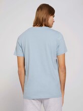 T-Shirt mit Bio-Baumwolle - Männer - Foggy Blue T-Shirt mit Bio-Baumwolle - Männer - Foggy Blue - 2 - TOM TAILOR Denim