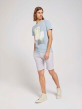 T-Shirt mit Bio-Baumwolle - Männer - Foggy Blue T-Shirt mit Bio-Baumwolle - Männer - Foggy Blue - 3 - TOM TAILOR Denim