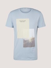 T-Shirt mit Bio-Baumwolle - Männer - Foggy Blue T-Shirt mit Bio-Baumwolle - Männer - Foggy Blue - 7 - TOM TAILOR Denim