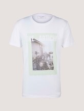 T-Shirt mit Bio-Baumwolle - Männer - White T-Shirt mit Bio-Baumwolle - Männer - White - 7 - TOM TAILOR Denim