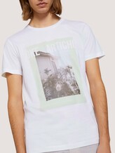 T-Shirt mit Bio-Baumwolle - Männer - White T-Shirt mit Bio-Baumwolle - Männer - White - 9 - TOM TAILOR Denim