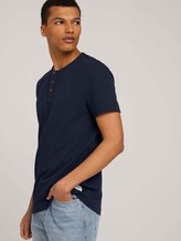 Henley T-Shirt - Männer - Sky Captain Blue Henley T-Shirt - Männer - Sky Captain Blue - 5 - TOM TAILOR Denim
