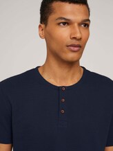 Henley T-Shirt - Männer - Sky Captain Blue Henley T-Shirt - Männer - Sky Captain Blue - 9 - TOM TAILOR Denim