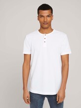 Henley T-Shirt - Männer - White Henley T-Shirt - Männer - White - 1 - TOM TAILOR Denim