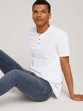 Henley T-Shirt - Männer - White Henley T-Shirt - Männer - White - 5 - TOM TAILOR Denim
