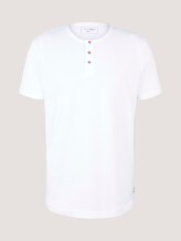 Henley T-Shirt - Männer - White Henley T-Shirt - Männer - White - 7 - TOM TAILOR Denim