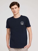 T-Shirt mit Bio-Baumwolle - Männer - Sky Captain Blue T-Shirt mit Bio-Baumwolle - Männer - Sky Captain Blue - 1 - TOM TAILOR Denim
