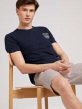 T-Shirt mit Bio-Baumwolle - Männer - Sky Captain Blue T-Shirt mit Bio-Baumwolle - Männer - Sky Captain Blue - 5 - TOM TAILOR Denim