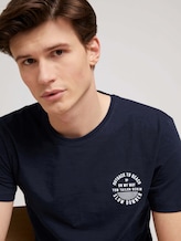 T-Shirt mit Bio-Baumwolle - Männer - Sky Captain Blue T-Shirt mit Bio-Baumwolle - Männer - Sky Captain Blue - 9 - TOM TAILOR Denim