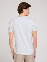 T-Shirt mit Bio-Baumwolle - Männer - White T-Shirt mit Bio-Baumwolle - Männer - White - 2 - TOM TAILOR Denim