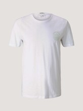 T-Shirt mit Bio-Baumwolle - Männer - White T-Shirt mit Bio-Baumwolle - Männer - White - 7 - TOM TAILOR Denim