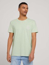 T-Shirt mit Bio-Baumwolle - Männer - smooth green T-Shirt mit Bio-Baumwolle - Männer - smooth green - 1 - TOM TAILOR Denim