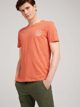 T-Shirt mit Bio-Baumwolle - Männer - orange lobster T-Shirt mit Bio-Baumwolle - Männer - orange lobster - 5 - TOM TAILOR Denim