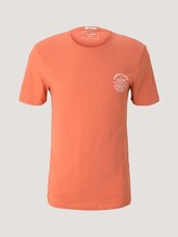 T-Shirt mit Bio-Baumwolle - Männer - orange lobster T-Shirt mit Bio-Baumwolle - Männer - orange lobster - 7 - TOM TAILOR Denim
