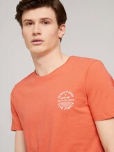 T-Shirt mit Bio-Baumwolle - Männer - orange lobster T-Shirt mit Bio-Baumwolle - Männer - orange lobster - 9 - TOM TAILOR Denim