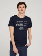 T-shirt made of organic cotton - Men - Sky Captain Blue T-shirt made of organic cotton - Men - Sky Captain Blue - 1 - TOM TAILOR Denim
