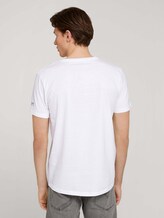 T-Shirt mit Bio-Baumwolle - Männer - White T-Shirt mit Bio-Baumwolle - Männer - White - 2 - TOM TAILOR Denim