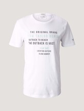 T-Shirt mit Bio-Baumwolle - Männer - White T-Shirt mit Bio-Baumwolle - Männer - White - 7 - TOM TAILOR Denim