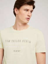 T-shirt made of organic cotton - Men - smoke white T-shirt made of organic cotton - Men - smoke white - 9 - TOM TAILOR Denim