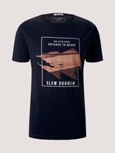 T-shirt made of organic cotton - Men - Sky Captain Blue T-shirt made of organic cotton - Men - Sky Captain Blue - 7 - TOM TAILOR Denim
