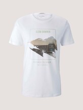 T-shirt made of organic cotton - Men - White T-shirt made of organic cotton - Men - White - 7 - TOM TAILOR Denim
