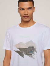 T-shirt made of organic cotton - Men - White T-shirt made of organic cotton - Men - White - 9 - TOM TAILOR Denim