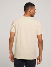 Print T-Shirt mit Bio-Baumwolle - Männer - smoke white Print T-Shirt mit Bio-Baumwolle - Männer - smoke white - 2 - TOM TAILOR Denim