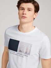 T-Shirt mit Bio-Baumwolle - Männer - White T-Shirt mit Bio-Baumwolle - Männer - White - 9 - TOM TAILOR Denim