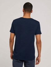 gestreiftes T-Shirt mit Bio-Baumwolle - Männer - navy blue tonal stripe gestreiftes T-Shirt mit Bio-Baumwolle - Männer - navy blue tonal stripe - 2 - TOM TAILOR Denim