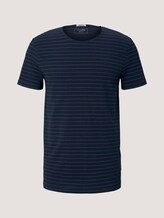 gestreiftes T-Shirt mit Bio-Baumwolle - Männer - navy blue tonal stripe gestreiftes T-Shirt mit Bio-Baumwolle - Männer - navy blue tonal stripe - 7 - TOM TAILOR Denim