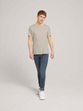gestreiftes T-Shirt mit Bio-Baumwolle - Männer - beige tonal stripe gestreiftes T-Shirt mit Bio-Baumwolle - Männer - beige tonal stripe - 3 - TOM TAILOR Denim