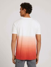T-shirt met verloop - Mannen - orange lobster T-shirt met verloop - Mannen - orange lobster - 2 - TOM TAILOR Denim