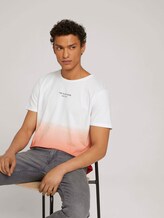 T-shirt met verloop - Mannen - orange lobster T-shirt met verloop - Mannen - orange lobster - 5 - TOM TAILOR Denim