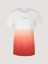 T-shirt met verloop - Mannen - orange lobster T-shirt met verloop - Mannen - orange lobster - 7 - TOM TAILOR Denim