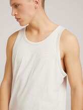Tanktop uit biologisch katoen - Mannen - smoke white Tanktop uit biologisch katoen - Mannen - smoke white - 9 - TOM TAILOR Denim