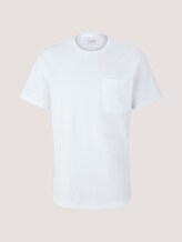 Basic T-Shirt - Männer - White Basic T-Shirt - Männer - White - 7 - TOM TAILOR Denim