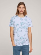 T-shirt met dessin - Mannen - white bundled artichoke print T-shirt met dessin - Mannen - white bundled artichoke print - 1 - TOM TAILOR Denim