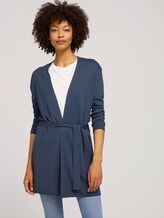 Cardigan mit LENZING™ ECOVERO™ - Frauen - Vintage Indigo Blue Cardigan mit LENZING™ ECOVERO™ - Frauen - Vintage Indigo Blue - 5 - Mine to five