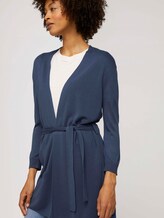 Cardigan mit LENZING™ ECOVERO™ - Frauen - Vintage Indigo Blue Cardigan mit LENZING™ ECOVERO™ - Frauen - Vintage Indigo Blue - 9 - Mine to five