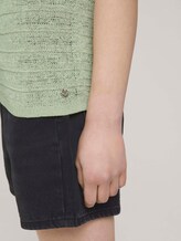 Textured knitted top - Women - light dusty green Textured knitted top - Women - light dusty green - 9 - TOM TAILOR Denim