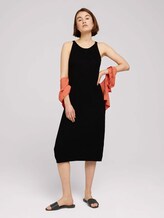 Ärmelloses Strickkleid mit Neckholder - Frauen - deep black Ärmelloses Strickkleid mit Neckholder - Frauen - deep black - 3 - TOM TAILOR Denim