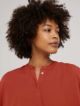 patterned blouse - Women - Rooibos Orange patterned blouse - Women - Rooibos Orange - 9 - Mine to five