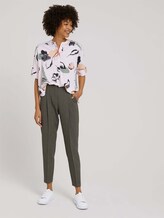 Oversized Kurzarmbluse - Frauen - floral design Oversized Kurzarmbluse - Frauen - floral design - 3 - Mine to five